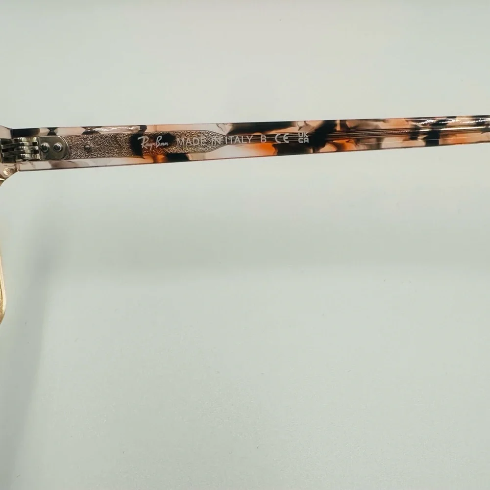 Ray-Ban Women’s Sunglasses RB1973 Square 53mm Brown w/ Gradient Brown Lens - Picture 7 of 8